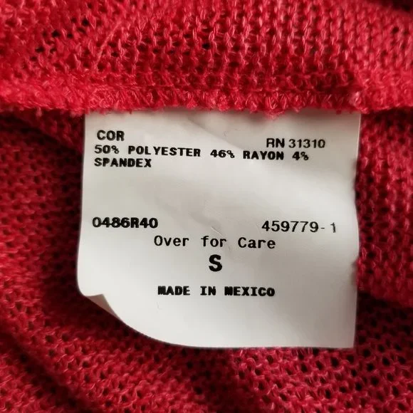 AGB Women's Coral Cardigan Size Small - Picture 5 of 6